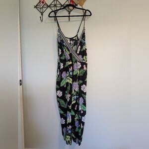 Final weeks, bundle & save Cacique Striped Floral Jumpsuit